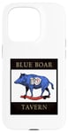 Coque pour iPhone 15 Pro Blue Boar Tavern Online Oxfordian Pub Authorship Shakespeare