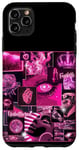 Coque pour iPhone 11 Pro Max Y2K Baddie Vision Board Rose Esthétique Streetwear