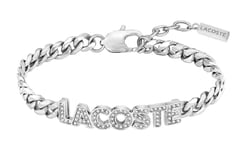 Lacoste Bracelet en chaîne pour Femme Collection SCRIPT avec cristaux - 2040062