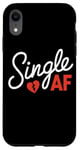 iPhone XR Funny Anti-Valentines Day Date Humor Single AF Case