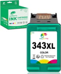 343Xl Cartouches D'Encre Remanufacturées Pour Hp Cartouche 338 343 Xl Photosmart B8330 B8350 2610 2710 Deskjet 460 5740 6520 Officejet H470 6210 6213 7210 Psc 1600 1610 Imprimante [DYJ071263]