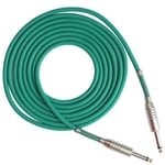 3m Cable Guitare Jack 6.5mm Cable Audio pour Guitare Mixeur Amplificateur Basse,Vert