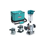 Makita - RT0700CX2 240v Router / Trimmer with Extra Bases