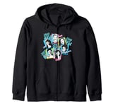 Saved By The Bell Group Faces Zip Hoodie