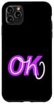 Coque pour iPhone 11 Pro Max Motif violet Oh, OK violet vieilli