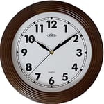 Prim Horloge Murale en Bois foncé