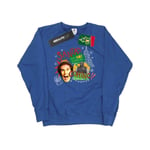 Elf Dam/Kvinnor North Pole Sweatshirt XXL Royal Blue Royal Blue XXL