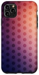 Coque pour iPhone 11 Pro Max Violet à pois jaunes dégradés