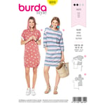 Burda 6310 - Kjole EUR: 36-46, US: 10-20