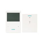 Siemens - Thermostat tactile programmable 5+2 sans fil + récepteur RDE100.1RFS