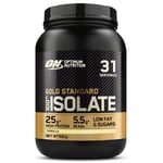 Optimum Nutrition ON Gold Standard 100% Isolate Pure Whey Protein, Naturally Occurring BCAAs and Glutamine, Pre and Post Workout, Vanilla Flavour, 31 Servings, 930 g