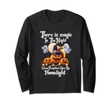 Magic In The Night Pumpkins Glow-Moonlight Halloween Ghost Long Sleeve T-Shirt