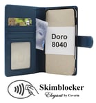 Skimblocker Doro 8040 Plånboksfodral (Petrol)