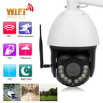 1080P HD 30X Zoom PTZ WiFi Camera AI Humanoid Tracking Night Vis-ion IP66 Cam 1