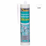 Showerproof Bathroom Silicone 280ml Clear