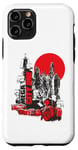 Coque pour iPhone 11 Pro Judge Dredd Mega City One Noir et Rouge 2000 AD