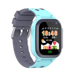 Montre Connect&eacute;E Pour Enfants, &eacute;Tanche, Avec T&eacute;L&eacute;Phone Portable, &eacute;Cran Tactile Hd, R&eacute;Veil Sos, Positionnement Bidirectionnel