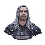 Nemesis Now The Witcher Geralt of Rivia Buste sous Licence Officielle 39,5 cm, Gris, 39,5 m