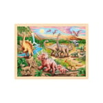 Puzzle 96 pièces le monde des dinosaures