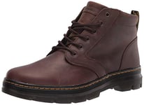 Dr. Martens Unisex Bonny Leather Fashion Boot, Dark Brown Crazy Horse, 3 UK