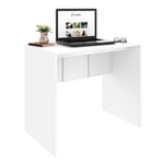 Beaux Meubles Pas Chers - Bureau Blanc Mat 90 cm