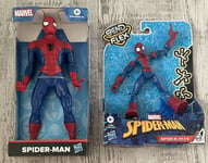 Spiderman Action Figure - (9’’) & Spider-Man Bend & Flex | Hasbro | Both New