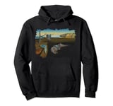 Distress The Persistence of Memory Famous Painting Pullover Hoodie