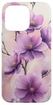 Coque pour iPhone 15 Pro Max Fleur De Cerisier Japonais Fleur Pourpre