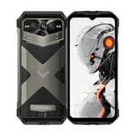 DOOGEE V Max Pro Rugged -puhelin, 12 Gt + 512 Gt, 6,58 tuuman Android 14 Dimensity 7050 Octa Core 2,6 GHz, Verkko: 5G, OTG, NFC (harmaa)