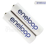 2 x Panasonic Eneloop AA batteries 2000mAh Rechargeable Ni-MH Accu BK-3MCCE LR06