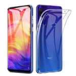 Transparent TPU-skal för Xiaomi Redmi Note 8 Transparent