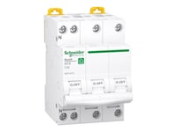 Schneider Electric Miniatyrbrytare, Resi9, 3P + N, 32 A, C-Kurva, 6000 A, 400 V