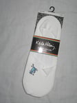 BNWT KEITH HARING  Mens No Show Trainer Liner Socks Barking Dogs  3 Pairs  White