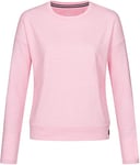 super.natural W JONSER Sweater T-Shirt de Yoga Confortable en Laine mérinos pour Femme Rose Clair chiné Taille L