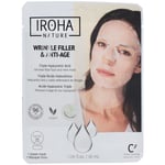 IROHA NATURE Masque comblement des rides et anti-âge avec triple acide hyaluronique Masque(S) Pour Le Visage 30 ml