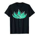 Lotus Flower Green Yoga Meditation No Mud No Lotus Zen T-Shirt