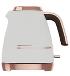 Beko Off White & Rose Gold Cosmopolis Dome Kettle 1.7 litre 3000W