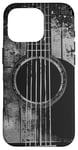 Coque pour iPhone 16 Pro Guitare acoustique, vintage, vieilli, musique rock & roll