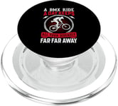 A BMX Ride A Day Keeps All Your Diseases Far Far Away PopSockets PopGrip for MagSafe