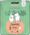 Moomin Baby, Blöjor 5 Maxi (10-16 Kg), 40 St Eko