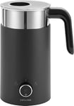 ZWILLING ENFINIGY Mousseur à Lait Électrique pour Lait Chaud et Froid et Alternatives Végétales au Lait, 400 ml, Noir