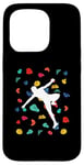 iPhone 15 Pro Wall Climbing Indoor Rock Climbers Action Sports Alpinism Case