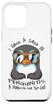 Coque pour iPhone 12 Pro Max Case of Penguinitis Pingouin Empereur Oiseau de mer Pingouin