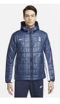 Nike Tottenham Hotspur FC Fleece Lined Fill Down Quilted Hooded Coat Blue Uk Xs