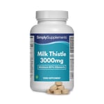 Milk Thistle Tablets 3000mg - 360 Tablets - Made in the UK