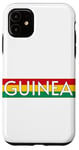 iPhone 11 GUINEA FLAG SPORTS SOCCER FOOTBALL ATHLETIC TEAM JERSEY Case