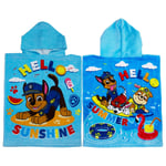 Paw Patrol Poncho Swimming Hooded Towel Robe Chase Marshal Skye 115cm x 50cm