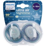 PHILIPS AVENT ultra air Nighttime Sucette 6-18 mois Sucette(S) 2 pc(s)