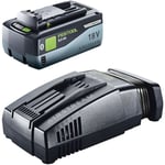 Festool - 18V 1x8,0/SCA16 Energy Set 1x batterie 18 v 8,0 Ah ( 577323 ) + chargeur ( 576953 )