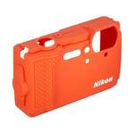 Nikon silicon jacket CF-CP3 OR orange for Nikon digital camera COOLPIX W300 FS